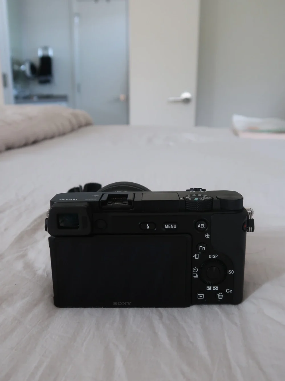Sony Black Mirrorless Alpha Camera with 16-50mm Lens and Accessories